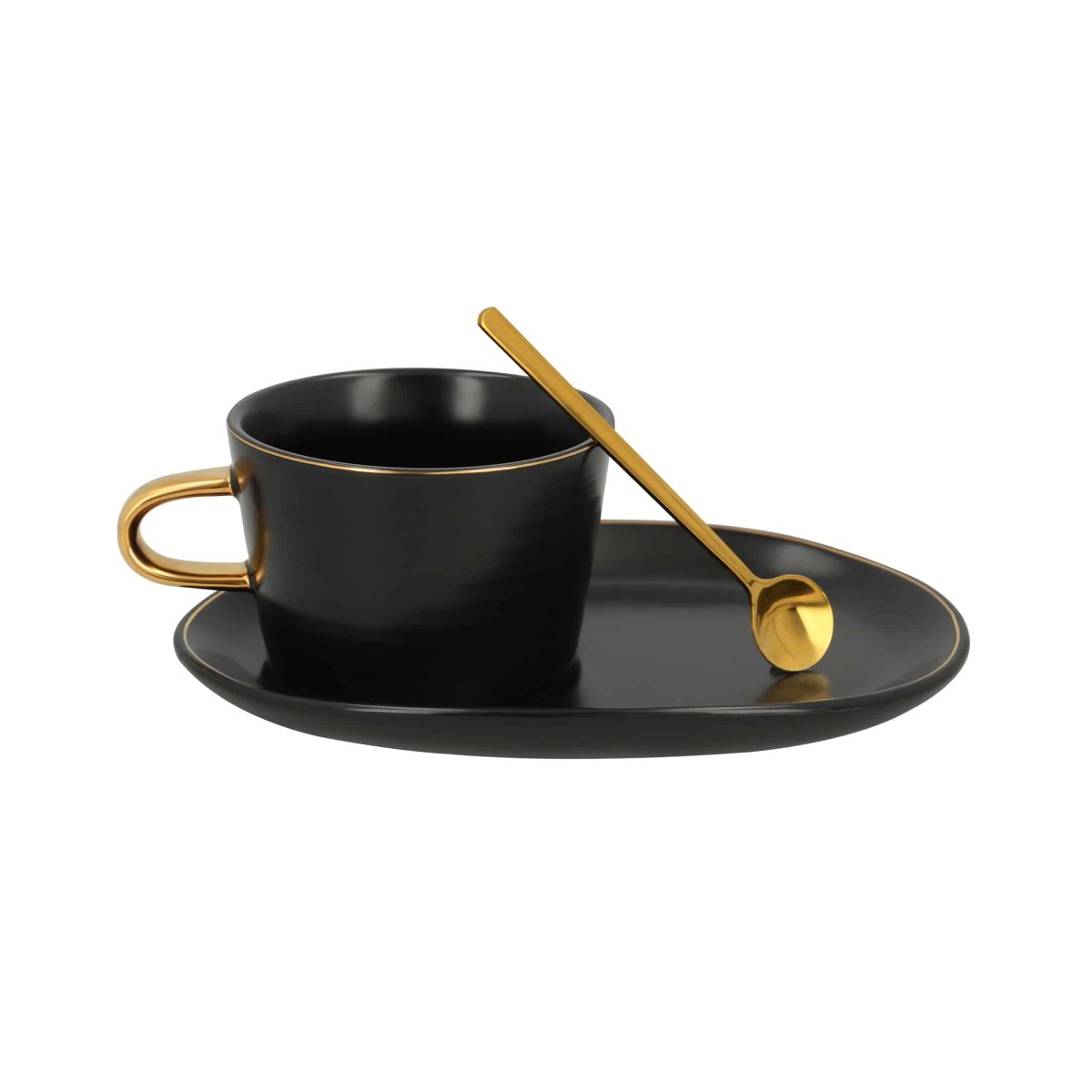TAZA CHIP NEGRO (HO 104 - CERÁMICA / METAL) - Image 1