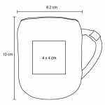 TAZA CANELA BLANCO (HO 106 - CERÁMICA/METAL) - Image 2