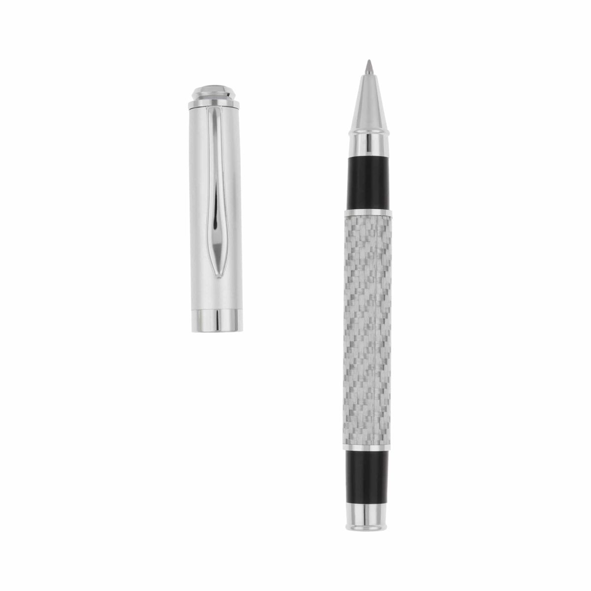 BOLÍGRAFO DUCATI PLATA (FM 930 - FIBRA DE CARBONO/METAL) - Image 1