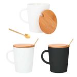 TAZA LUNGO NEGRO (HO 086 - BAMBÚ / CERÁMICA) - Image 3