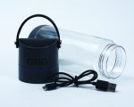 CILINDRO DE TRITÁN DE 650 ML. CON FUNCIÓN DE BOCINA BLUETOOTH SOUNDTEK A2434 GRIS (TRITAN / A2434.22 /  ARTICULOS PROMOCIONALES) - Image 2