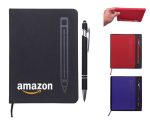 LIBRETA PERSONAL METRÓPOLIS A2669 AZUL (LIBRETA: TERMO PU // BOLÍGRAFO: ALUMINIO / A2669.09 /  ARTICULOS PROMOCIONALES) - Image 3