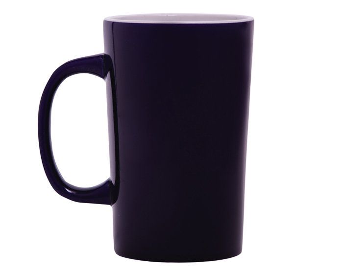 A2713_azulcobalto_lrg.jpg TARRO CÓNICO BICOLOR 15 OZ LATTE A2713 AZUL COBALTO (CERÁMICA / A2713.12 / ARTICULOS PROMOCIONALES) - Image 1