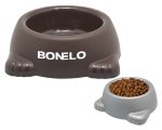 RECIPIENTE PARA MASCOTAS HUELLITAS A2895 CAFÉ (PLÁSTICO PP / A2895.21 /  ARTICULOS PROMOCIONALES) - Image 3