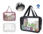 BOLSA IMPERMEABLE PARA ACCESORIOS CON ASAS PATY A2909 BLANCO (CUERO / PLÁSTICO PVC / A2909.01 /  ARTICULOS PROMOCIONALES) - Image 3