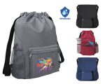 MORRAL BACKPACK IMPERMEABLE AVENTURE A2926 AZUL MARINO (POLIÉSTER / A2926.11 /  ARTICULOS PROMOCIONALES) - Image 3