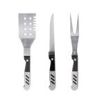 SET DE BBQ LERNA NEGRO BBQ 008 (ACERO INOXIDABLE UTENSILIOS / POLIÉSTER HIELERA) - Image 5
