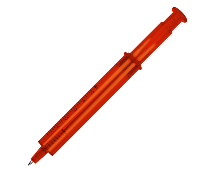 BPJ1617_rojo_lrg.jpg BOLIGRAFO JERINGA BPJ1617 ROJO (PLÁSTICO / A090477 / ARTICULOS PROMOCIONALES) - Image 1