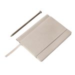 HL 9059 G - LIBRETA DAGOM GRIS (GRIS / CURPIEL / PAPEL / PLASTICO)