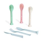KTC 700 BE - SET DE CUBIERTOS FLORENCIA BEIGE (BEIGE / PLASTICO / FIBRA DE TRIGO) - Image 5