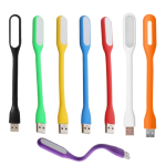 MINI LAMPARA PORTATIL FLEXIBLE USB LED (TEC055-U) NEGRO