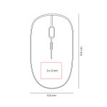 MOU 090 N - MOUSE WELLE NEGRO (NEGRO / PLASTICO / POLIESTER) - Image 4