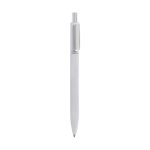 RQ 025 B - BOLÍGRAFO RUCHKA BLANCO (BLANCO / ALUMINIO)