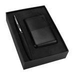 SET CHOMUTOV NEGRO SET 011 N (PLÁSTICO POWER BANK / ACERO INOXIDABLE BOLÍGRAFO) - Image 2