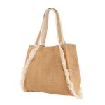 BOLSA ALIA BEIGE SIN 603 BE (YUTE / ALGODÓN) - Image 2