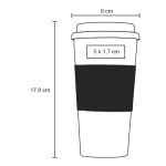 TERMO MUG NEGRO (T 21 - POLIPROPILENO) - Image 5
