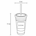 VASO LATTE AZUL CLARO (T 73 - ACERO INOXIDABLE) - Image 2