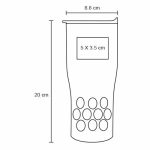 TERMO RISTRETTO PLATA (T 74 - ACERO INOXIDABLE) - Image 2