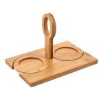 SET DE TAZAS IWAO BLANCO TAZ 029 B (CERÁMICA / BAMBÚ) - Image 3