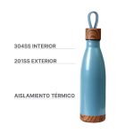 TERMO CORUÑA VERDE CLARO TE-076V ( TE-076 / TE076 / TERMOS ) - Image 3