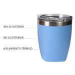 VASO BALEARES BLANCO TE-079B ( TE-079 / TE079 / VASOS ) - Image 5