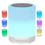 LAMPARA BOCINA RECARGABLE TACTIL BLUETOOTH (TEC135-U) BLANCO