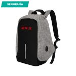 MOCHILA ANTI ROBO GRIS TX-113G ( TX-113 / TX113 / BACKPACK ) - Image 2