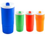 VASO TERMICO DE DOBLE PARED DE 600 ML. TED VST3946 NARANJA (PLÁSTICO PP / A040240 /  ARTICULOS PROMOCIONALES) - Image 3