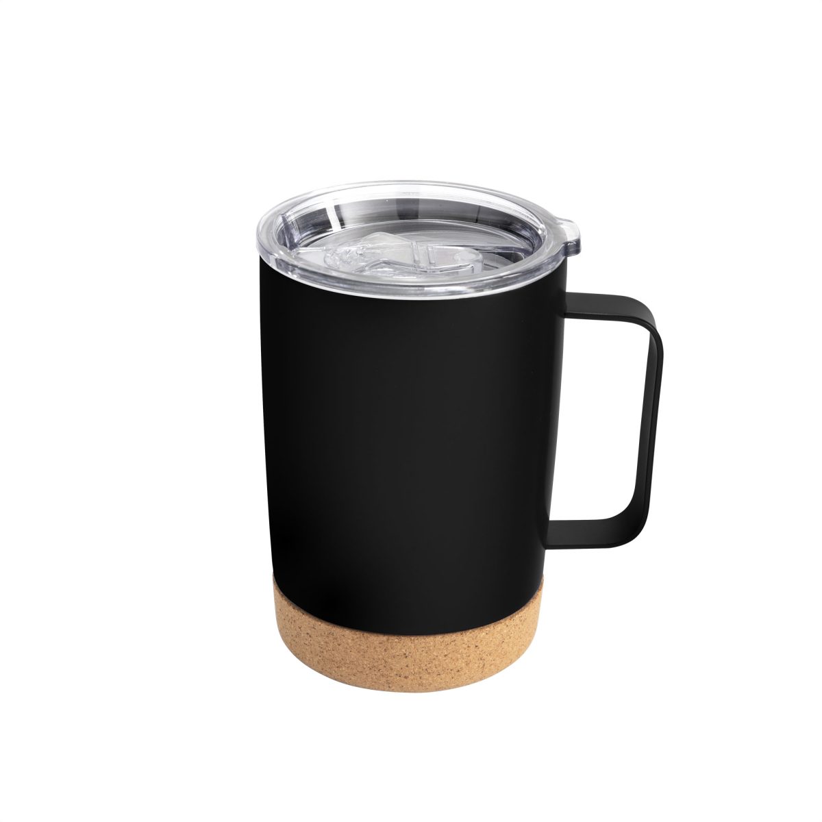 MUG TÉRMICO KORK (T762 NEGRO) - ARTICULO PROMOCIONAL - Image 1