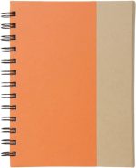 LIBRETA CON NOTAS ADHESIVAS (T327 NARANJA)