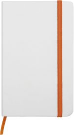 LIBRETA PEQUEÑA “WHITE” (T525 NARANJA)